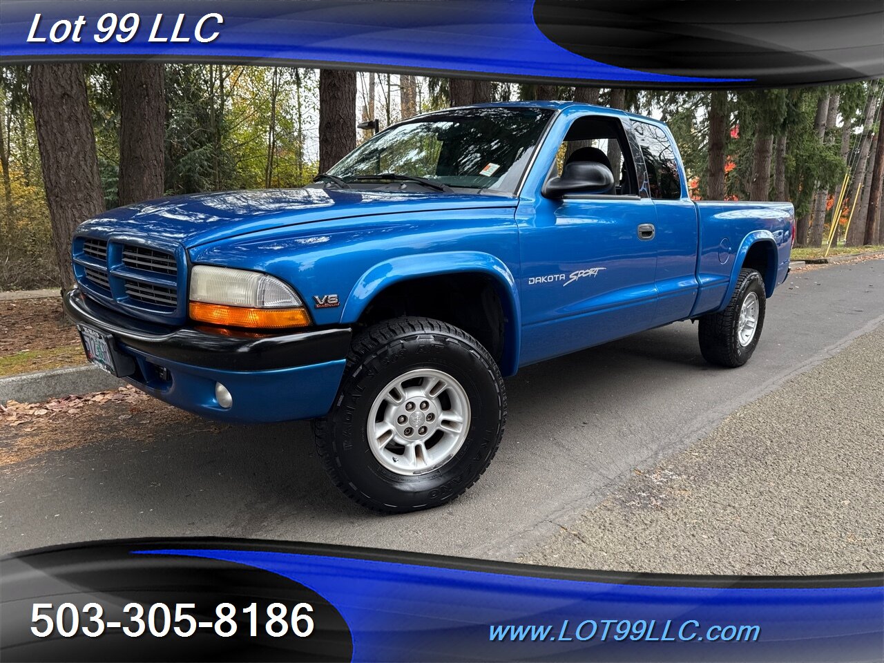 1999 Dodge Dakota Sport Extended Cab 4x4 V8 Magnum 2-Owner Service H   - Photo 4 - Milwaukie, OR 97267