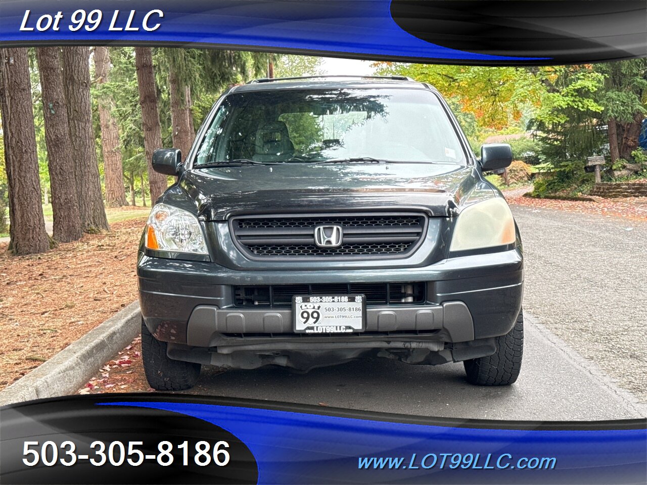 2004 Honda Pilot EX-L 4x4 1-Owner Heated Leather 3rd Row Seat   - Photo 3 - Milwaukie, OR 97267