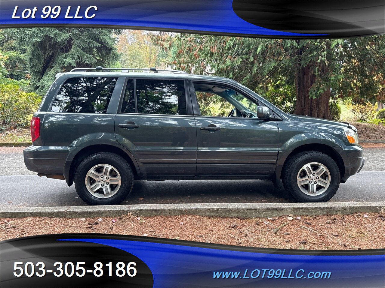 2004 Honda Pilot EX-L 4x4 1-Owner Heated Leather 3rd Row Seat   - Photo 5 - Milwaukie, OR 97267