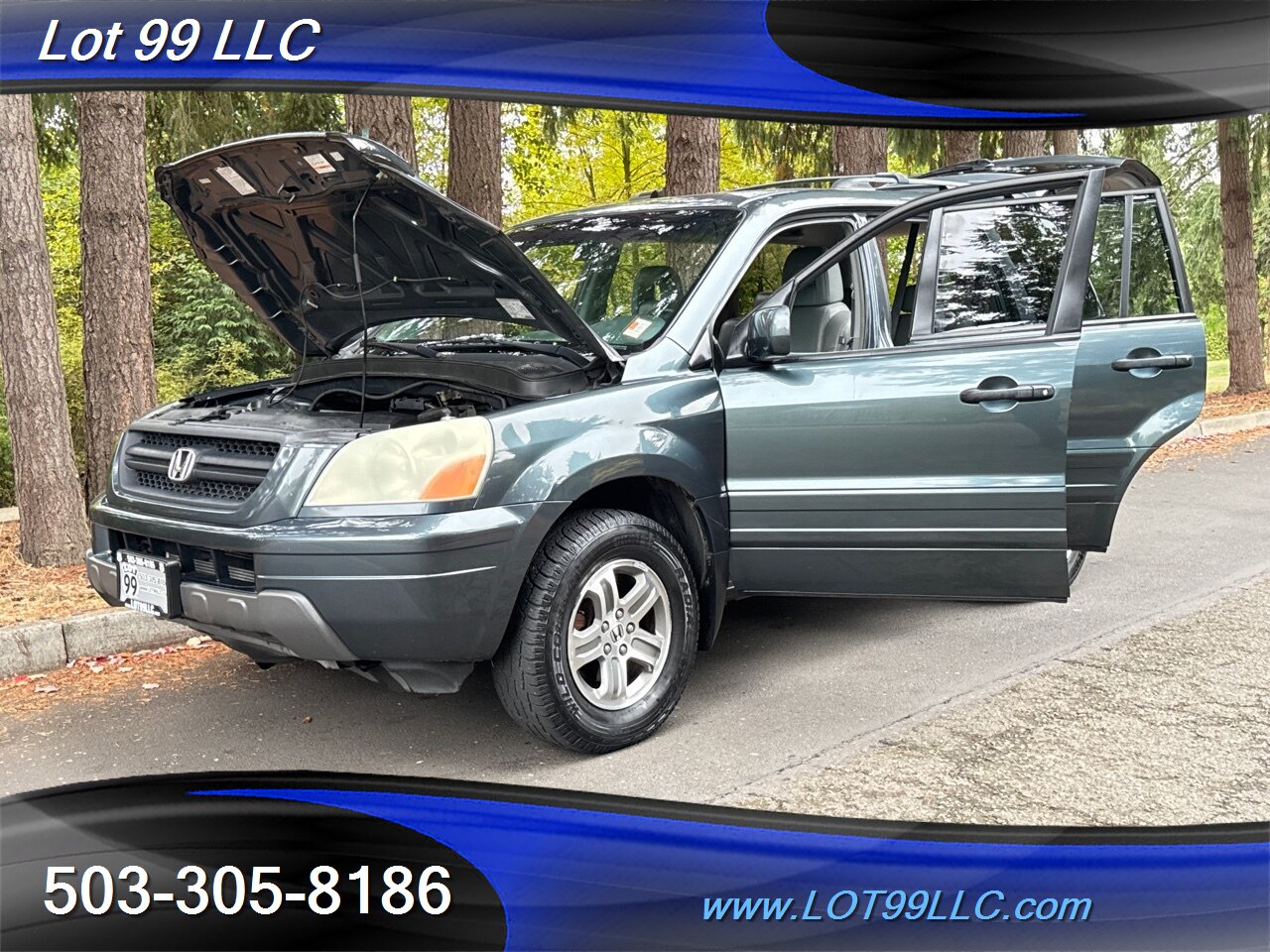 2004 Honda Pilot EX-L 4x4 1-Owner Heated Leather 3rd Row Seat   - Photo 37 - Milwaukie, OR 97267