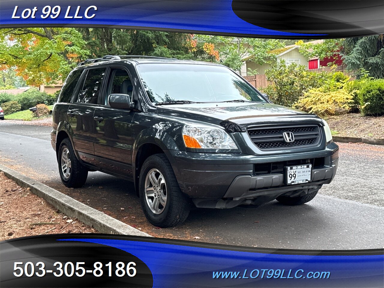 2004 Honda Pilot EX-L 4x4 1-Owner Heated Leather 3rd Row Seat   - Photo 4 - Milwaukie, OR 97267