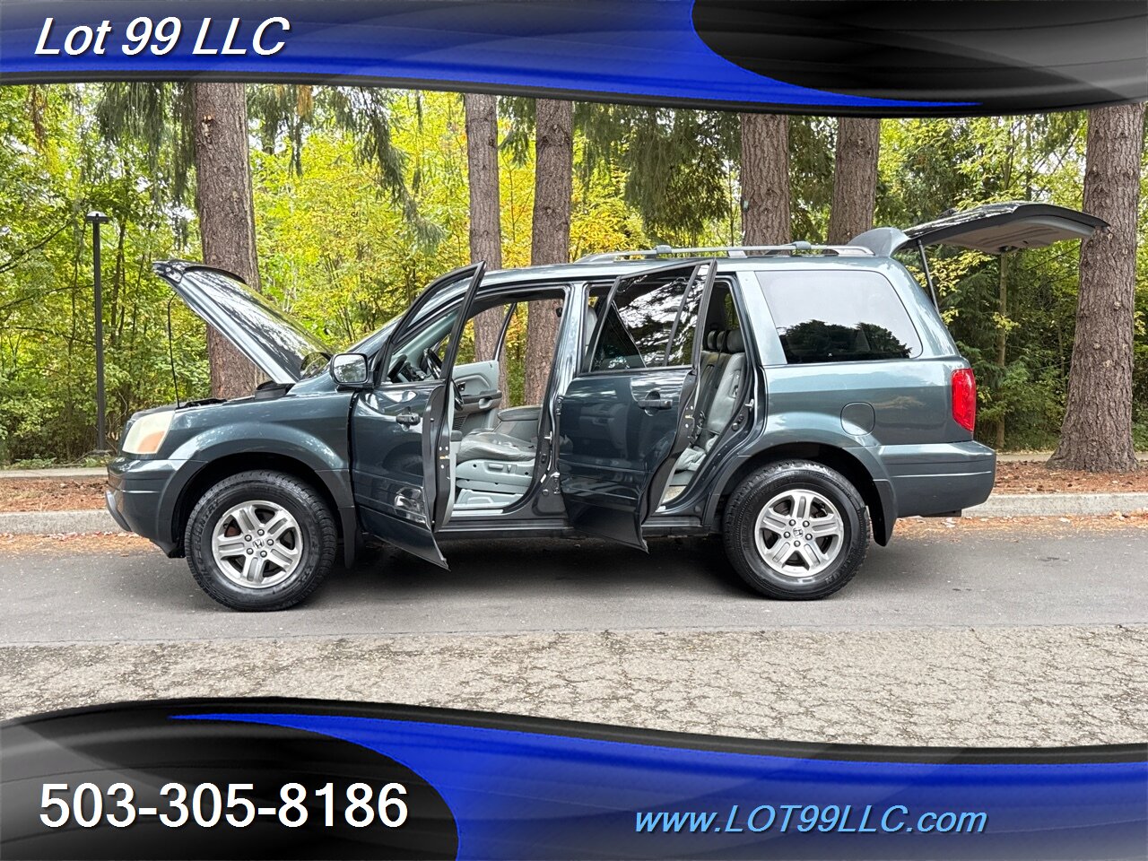 2004 Honda Pilot EX-L 4x4 1-Owner Heated Leather 3rd Row Seat   - Photo 36 - Milwaukie, OR 97267