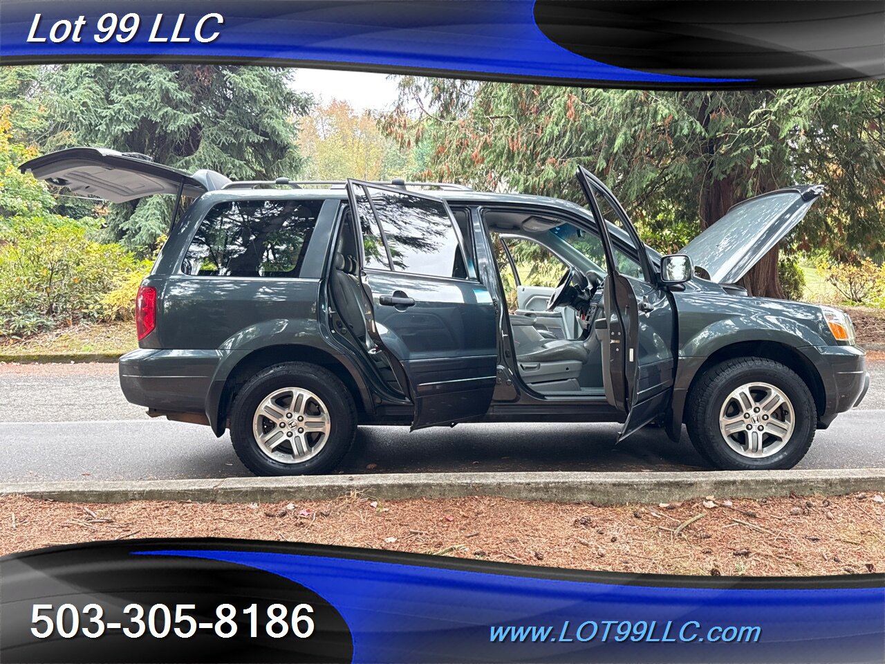 2004 Honda Pilot EX-L 4x4 1-Owner Heated Leather 3rd Row Seat   - Photo 20 - Milwaukie, OR 97267