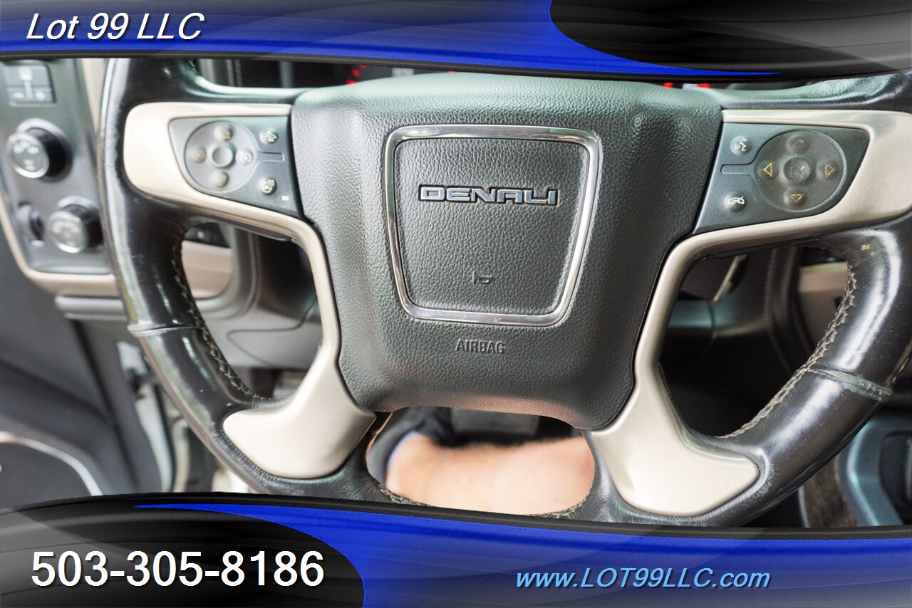 2016 GMC Sierra 2500HD Denali 4X4 6.6L Duramax Diesel Heated AC Leather  Seats LIFTED 20 Fuel Wheels Brand NEW TIRES - Photo 21 - Milwaukie, OR 97267