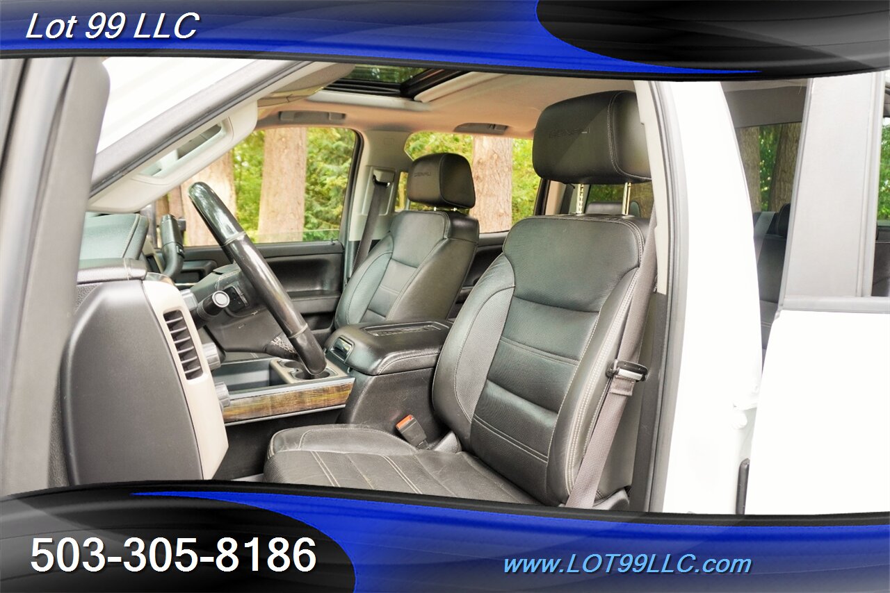 2016 GMC Sierra 2500HD Denali 4X4 6.6L Duramax Diesel Heated AC Leather  Seats LIFTED 20 Fuel Wheels Brand NEW TIRES - Photo 13 - Milwaukie, OR 97267