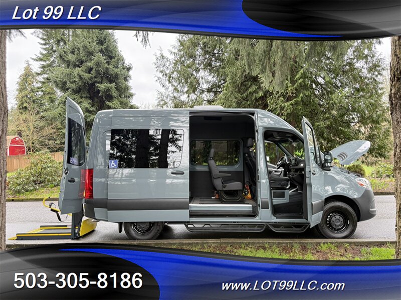 2023 Mercedes-Benz Sprinter 2500 CREW 10k WHEELCHAIR VAN High Roof Leather  Crew Package