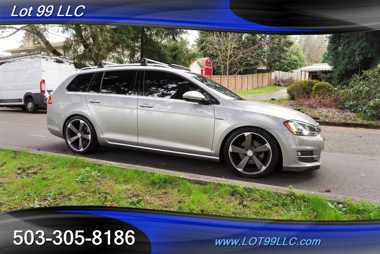 2015 Volkswagen Golf SportWagen TDI SEL 93K Heated Leather Seats Pano Sun Roof GPS  LOWERED Premium Wheels Newer Tires - Photo 7 - Milwaukie, OR 97267