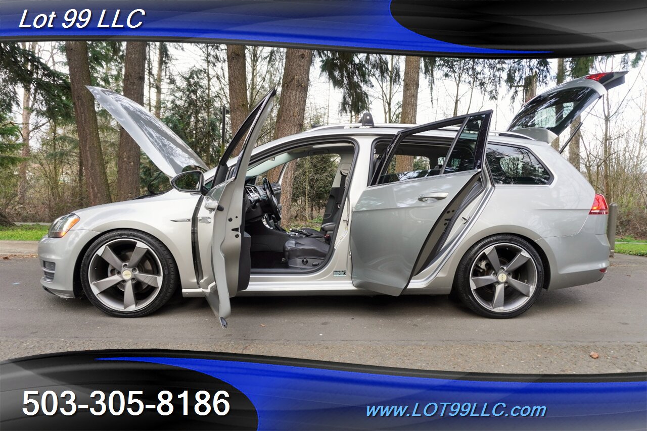 2015 Volkswagen Golf SportWagen TDI SEL 93K Heated Leather Seats Pano Sun Roof GPS  LOWERED Premium Wheels Newer Tires - Photo 28 - Milwaukie, OR 97267