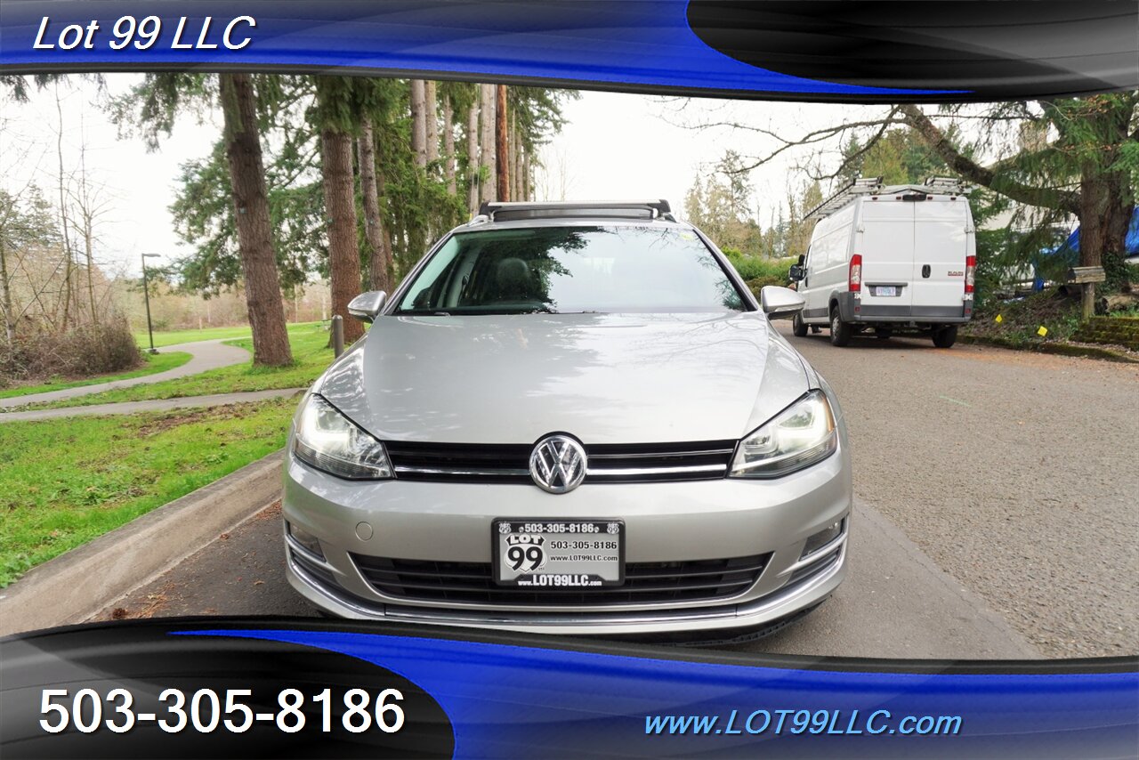 2015 Volkswagen Golf SportWagen TDI SEL 93K Heated Leather Seats Pano Sun Roof GPS  LOWERED Premium Wheels Newer Tires - Photo 6 - Milwaukie, OR 97267