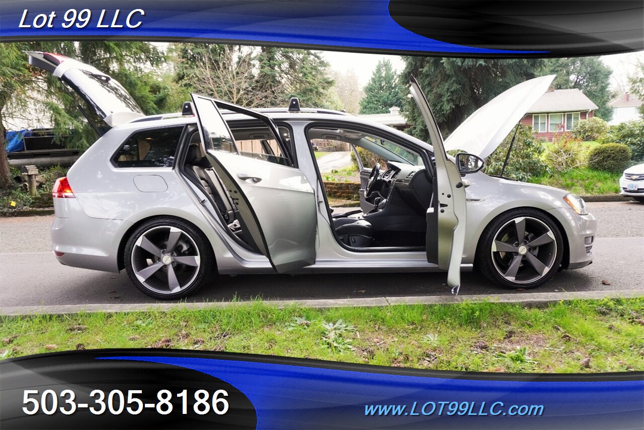 2015 Volkswagen Golf SportWagen TDI SEL 93K Heated Leather Seats Pano Sun Roof GPS  LOWERED Premium Wheels Newer Tires - Photo 30 - Milwaukie, OR 97267