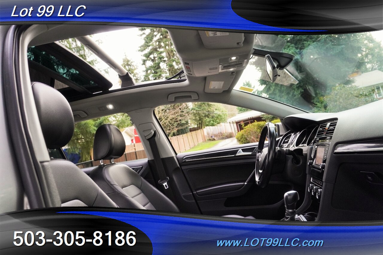 2015 Volkswagen Golf SportWagen TDI SEL 93K Heated Leather Seats Pano Sun Roof GPS  LOWERED Premium Wheels Newer Tires - Photo 20 - Milwaukie, OR 97267