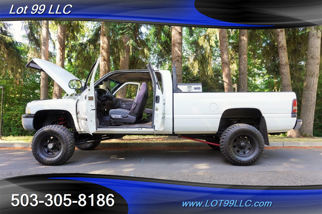 2002 Dodge Ram 2500 SLT Plus 4dr Quad Cab 4x4 5.9L Cummins LONG BED  Lifted Long ARM Black Wheels New Tires Two Pkg AV BLOWS COLD - Photo 25 - Milwaukie, OR 97267