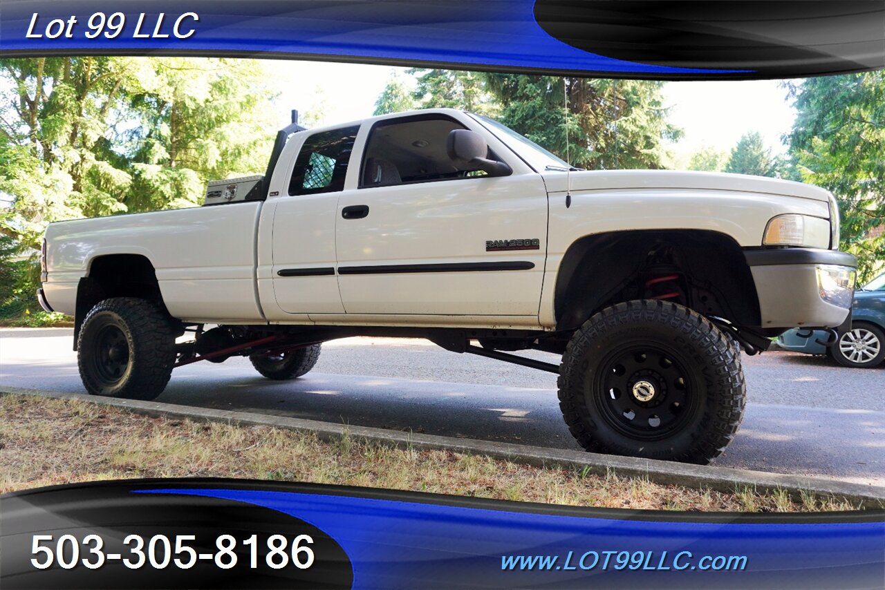 2002 Dodge Ram 2500 SLT Plus 4dr Quad Cab 4x4 5.9L Cummins LONG BED  Lifted Long ARM Black Wheels New Tires Two Pkg AV BLOWS COLD - Photo 7 - Milwaukie, OR 97267