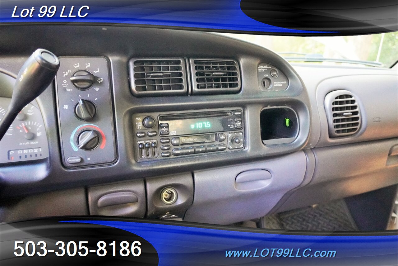 2002 Dodge Ram 2500 SLT Plus 4dr Quad Cab 4x4 5.9L Cummins LONG BED  Lifted Long ARM Black Wheels New Tires Two Pkg AV BLOWS COLD - Photo 17 - Milwaukie, OR 97267