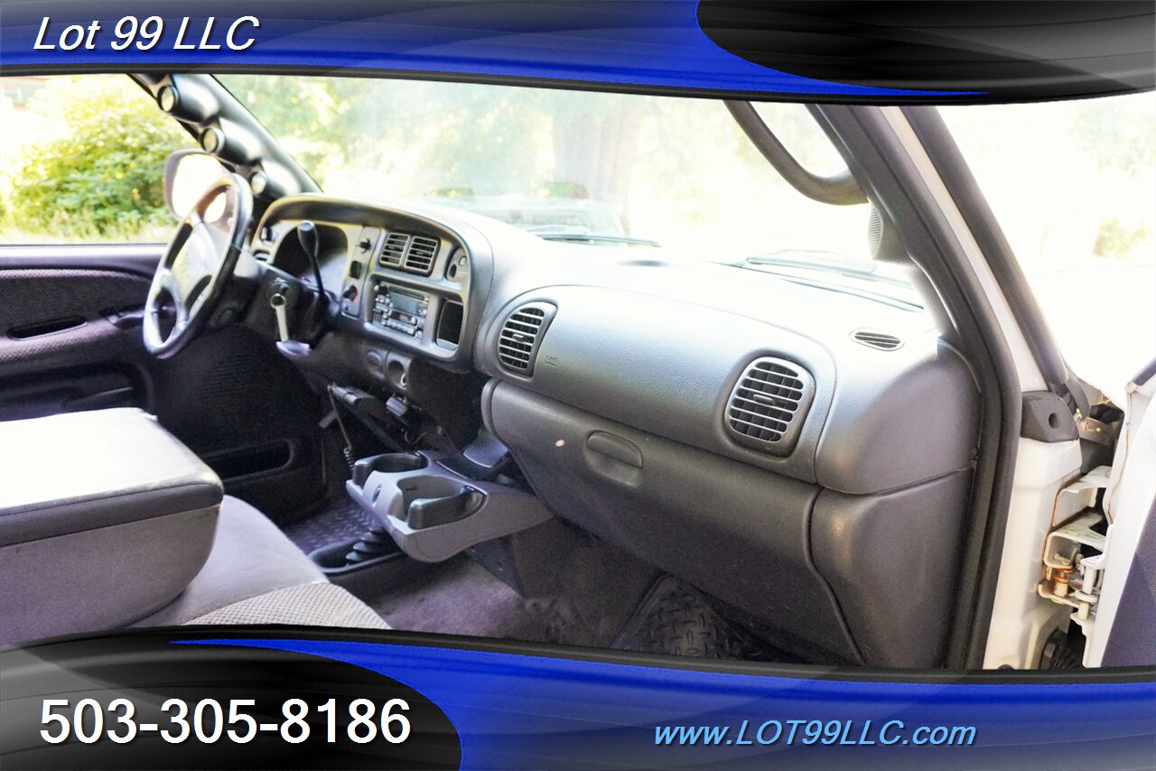 2002 Dodge Ram 2500 SLT Plus 4dr Quad Cab 4x4 5.9L Cummins LONG BED  Lifted Long ARM Black Wheels New Tires Two Pkg AV BLOWS COLD - Photo 15 - Milwaukie, OR 97267