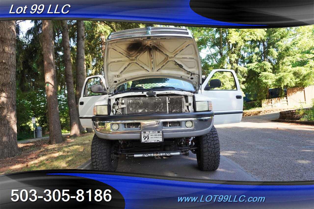 2002 Dodge Ram 2500 SLT Plus 4dr Quad Cab 4x4 5.9L Cummins LONG BED  Lifted Long ARM Black Wheels New Tires Two Pkg AV BLOWS COLD - Photo 26 - Milwaukie, OR 97267
