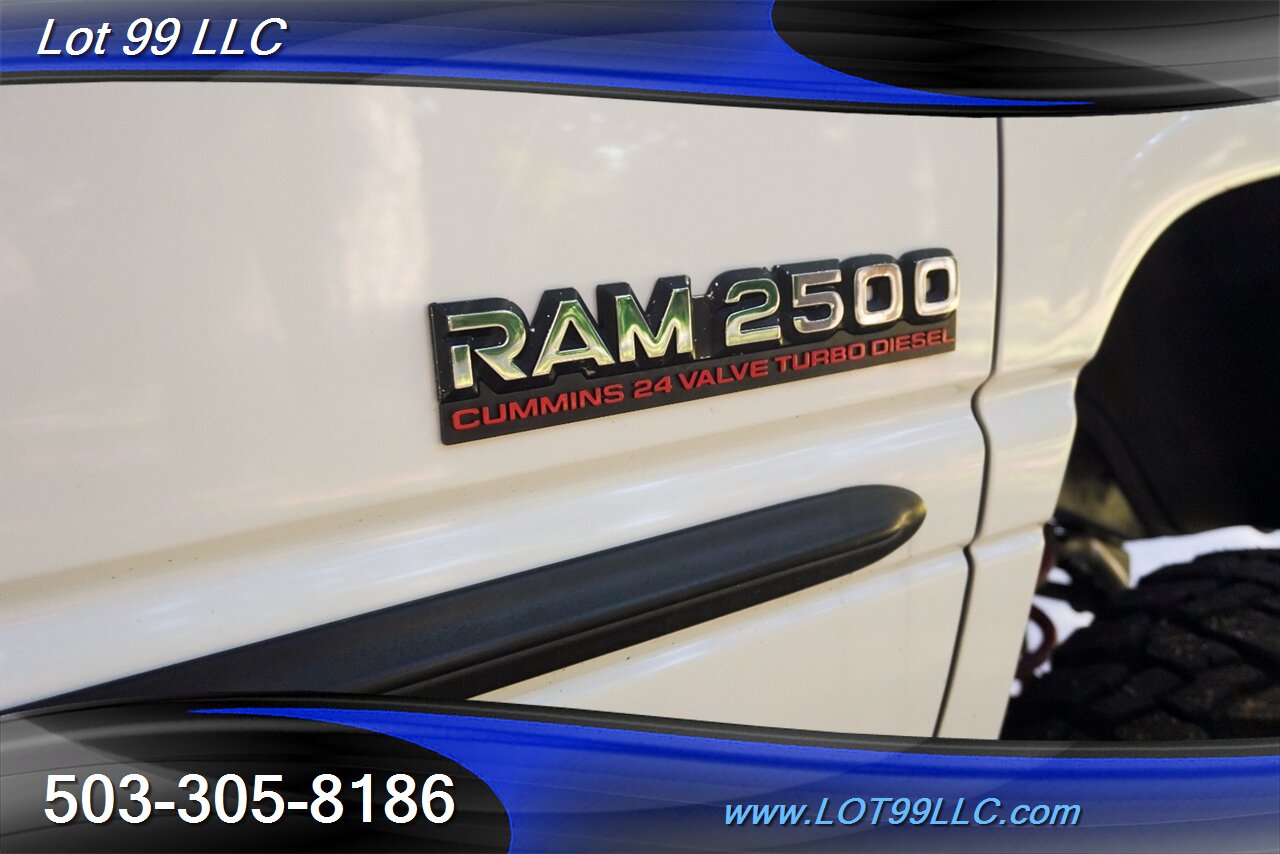 2002 Dodge Ram 2500 SLT Plus 4dr Quad Cab 4x4 5.9L Cummins LONG BED  Lifted Long ARM Black Wheels New Tires Two Pkg AV BLOWS COLD - Photo 31 - Milwaukie, OR 97267