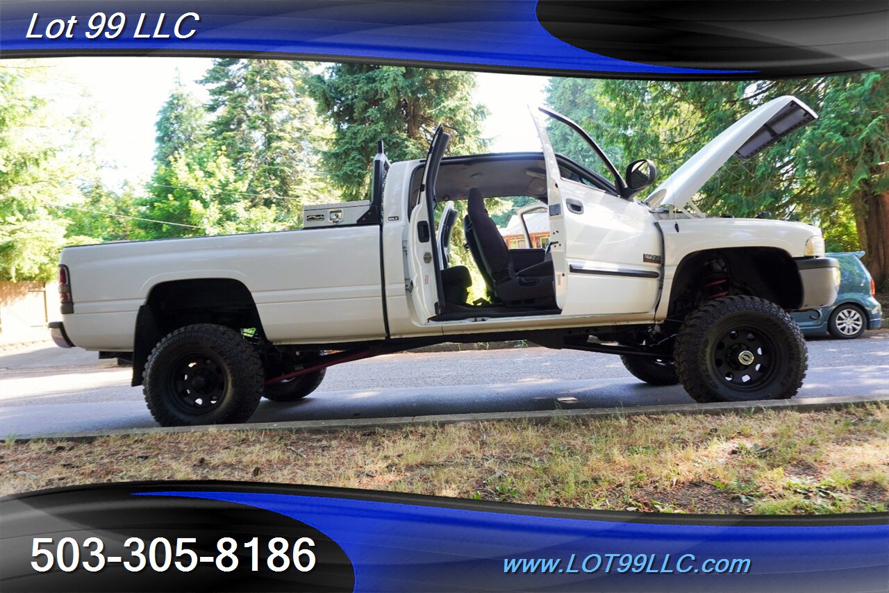 2002 Dodge Ram 2500 SLT Plus 4dr Quad Cab 4x4 5.9L Cummins LONG BED  Lifted Long ARM Black Wheels New Tires Two Pkg AV BLOWS COLD - Photo 27 - Milwaukie, OR 97267