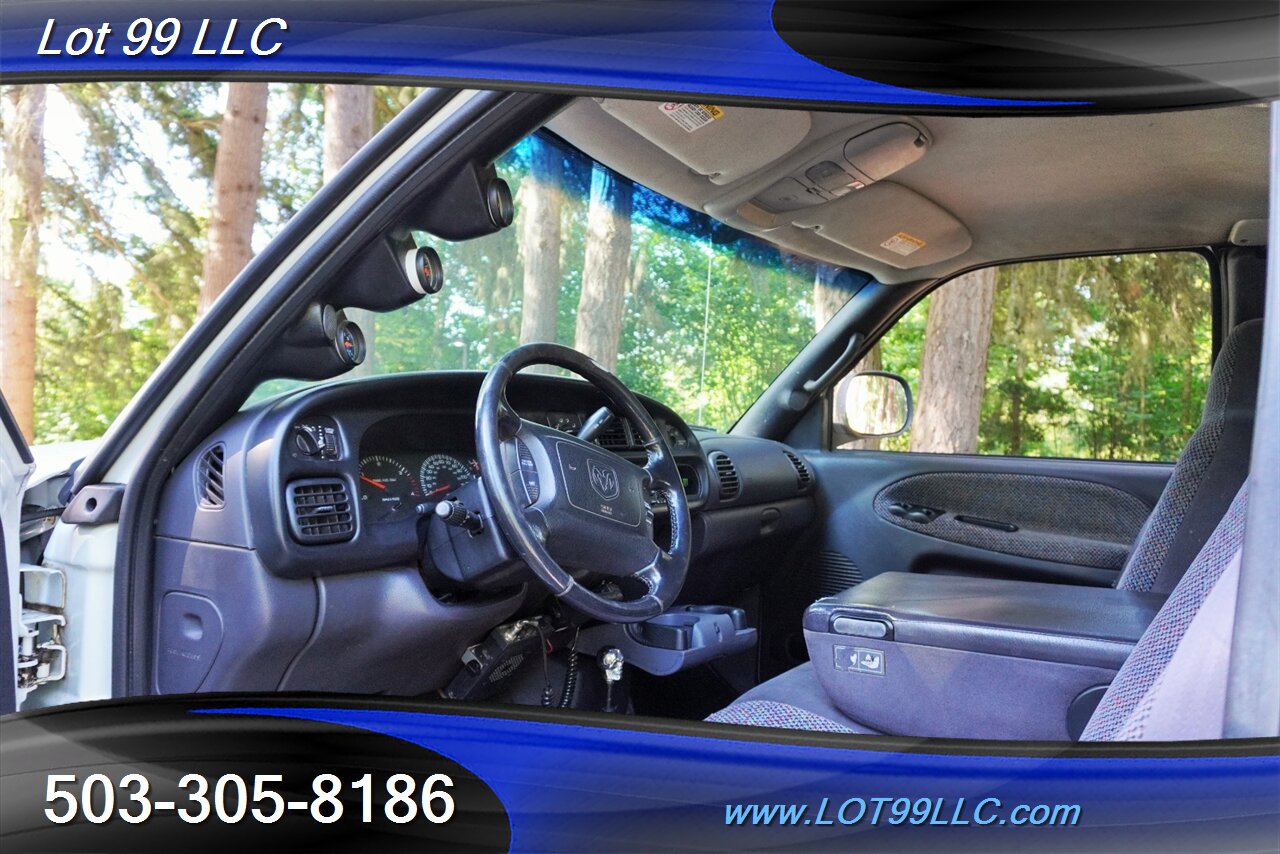 2002 Dodge Ram 2500 SLT Plus 4dr Quad Cab 4x4 5.9L Cummins LONG BED  Lifted Long ARM Black Wheels New Tires Two Pkg AV BLOWS COLD - Photo 12 - Milwaukie, OR 97267