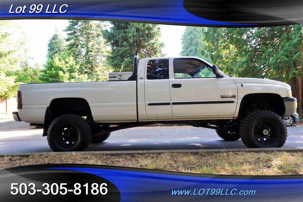 2002 Dodge Ram 2500 SLT Plus 4dr Quad Cab 4x4 5.9L Cummins LONG BED  Lifted Long ARM Black Wheels New Tires Two Pkg AV BLOWS COLD - Photo 8 - Milwaukie, OR 97267