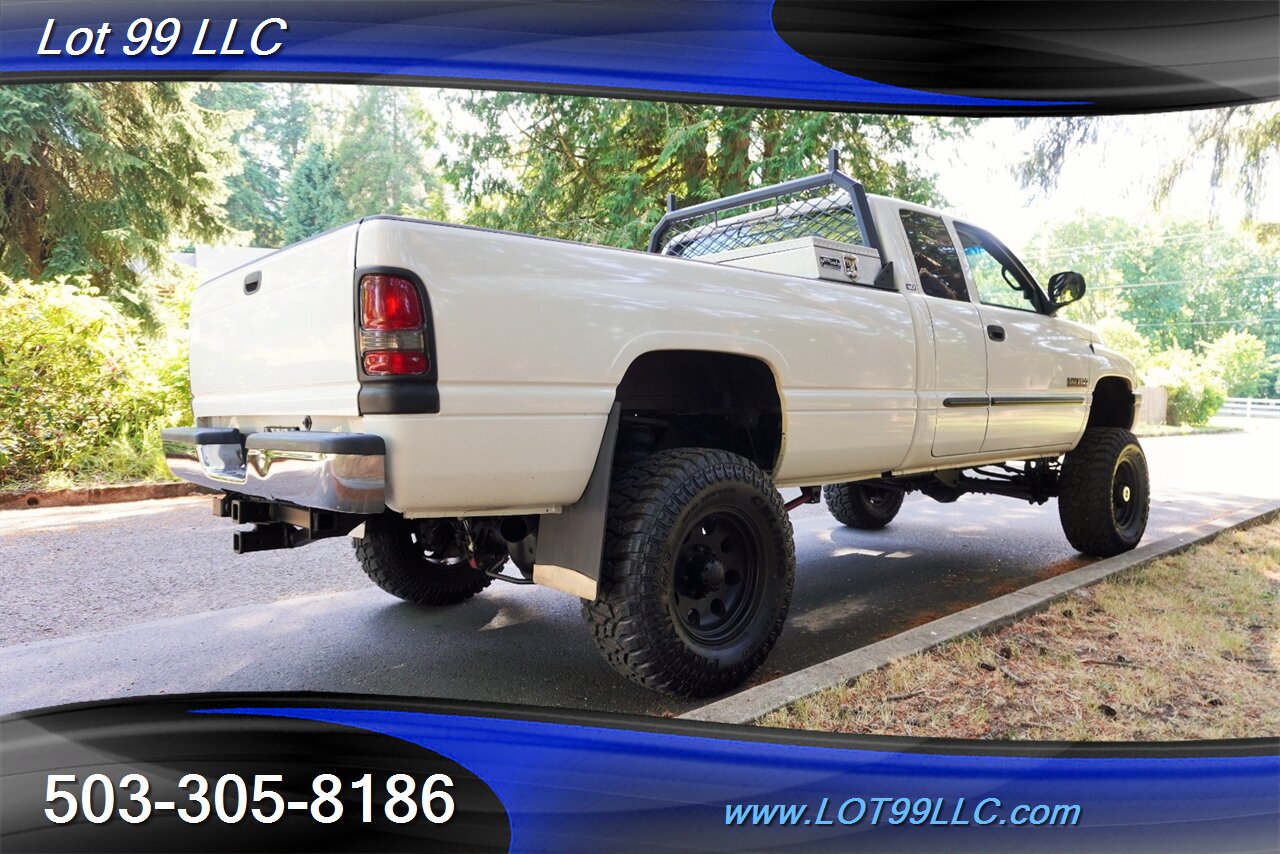 2002 Dodge Ram 2500 SLT Plus 4dr Quad Cab 4x4 5.9L Cummins LONG BED  Lifted Long ARM Black Wheels New Tires Two Pkg AV BLOWS COLD - Photo 9 - Milwaukie, OR 97267