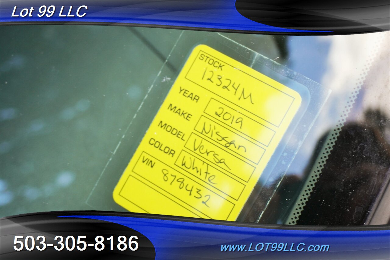 2019 Nissan Versa SV Sedan Only 86K 1.6L Auto NEW TIRES 2 OWNERS - Photo 37 - Milwaukie, OR 97267