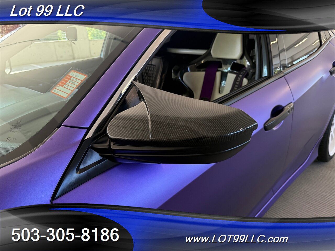 2019 Honda Civic EX 57k Clean Purple Wrap Carbon Seat & Wing   - Photo 49 - Milwaukie, OR 97267