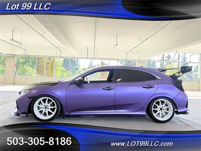 2019 Honda Civic EX Purple Wrap Carbon Seat Carbon Wing Hatchback
