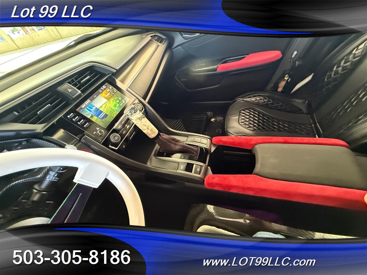 2019 Honda Civic EX 57k Clean Purple Wrap Carbon Seat & Wing   - Photo 38 - Milwaukie, OR 97267