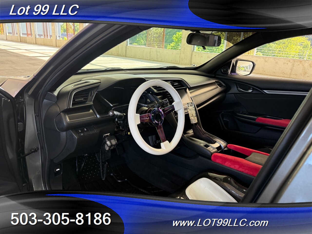 2019 Honda Civic EX 57k Clean Purple Wrap Carbon Seat & Wing   - Photo 34 - Milwaukie, OR 97267