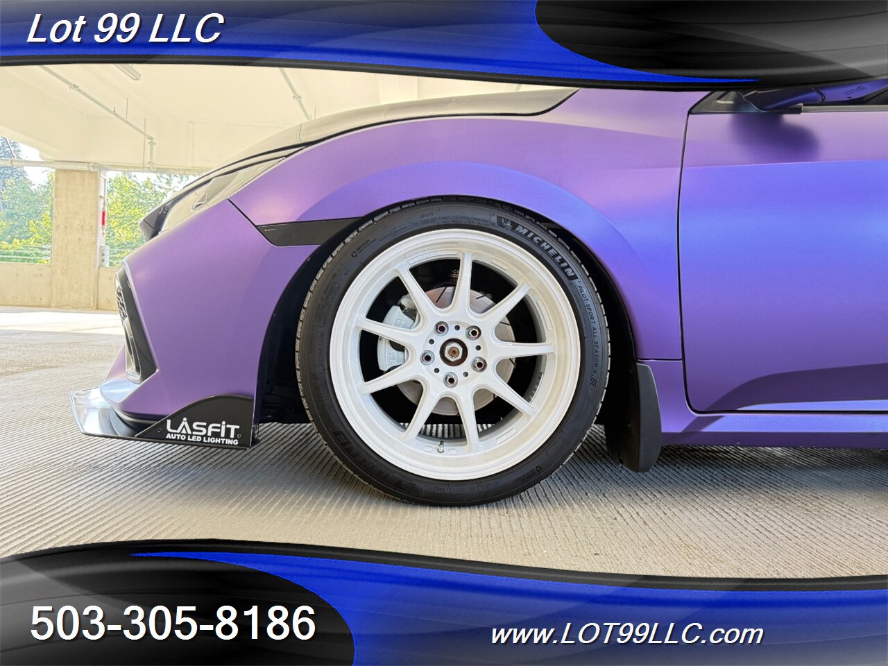 2019 Honda Civic EX 57k Clean Purple Wrap Carbon Seat & Wing   - Photo 22 - Milwaukie, OR 97267