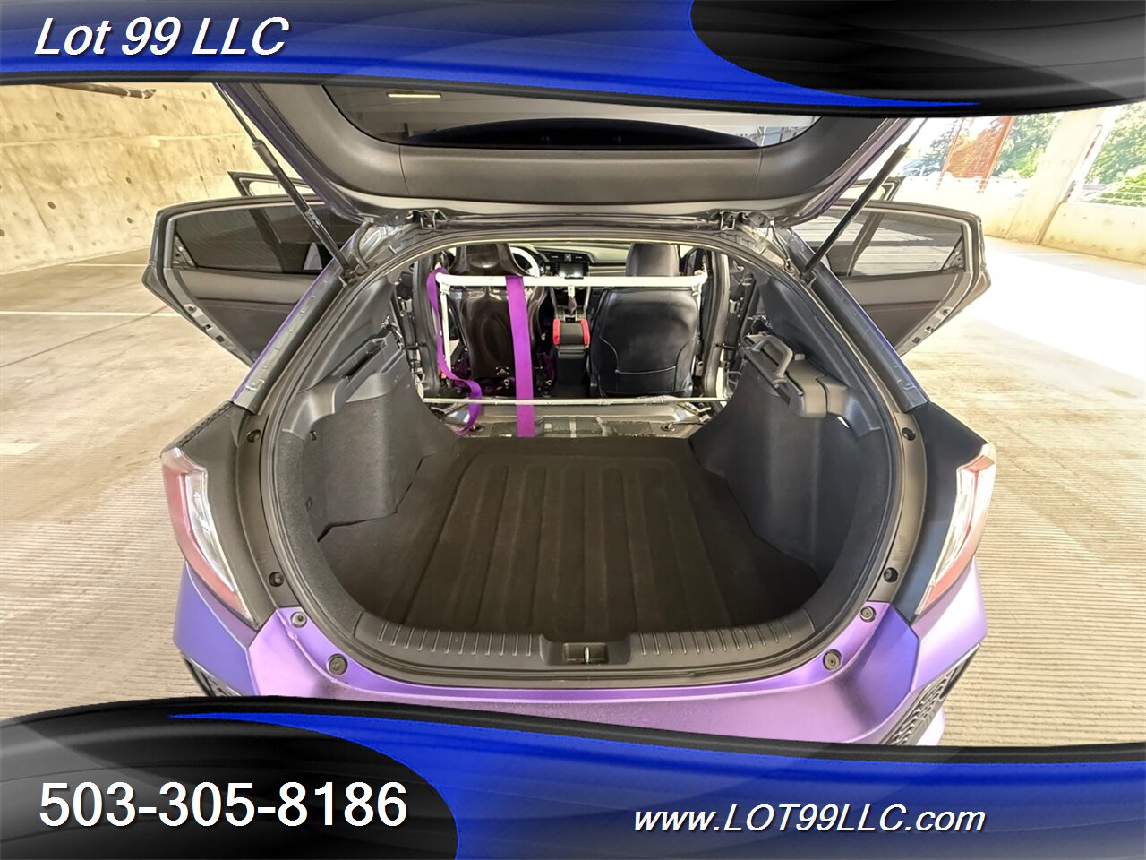 2019 Honda Civic EX 57k Clean Purple Wrap Carbon Seat & Wing   - Photo 30 - Milwaukie, OR 97267