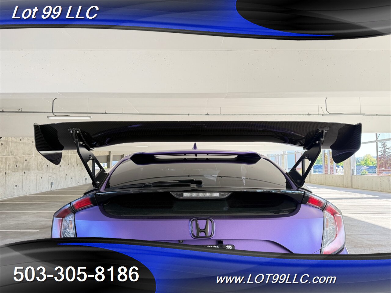 2019 Honda Civic EX 57k Clean Purple Wrap Carbon Seat & Wing   - Photo 53 - Milwaukie, OR 97267