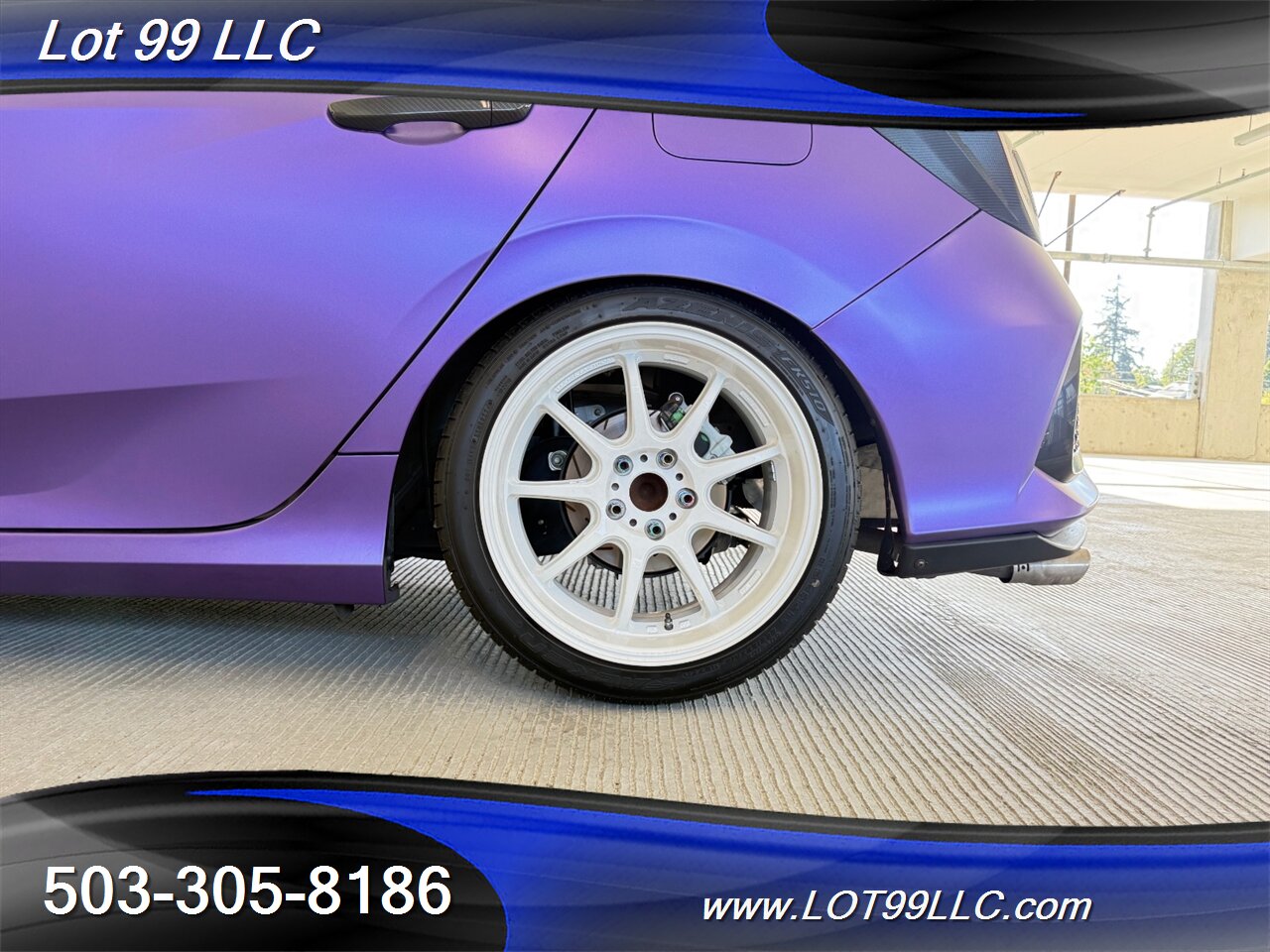 2019 Honda Civic EX 57k Clean Purple Wrap Carbon Seat & Wing   - Photo 23 - Milwaukie, OR 97267