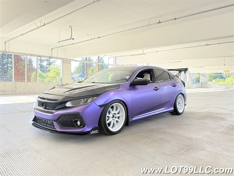 2019 Honda Civic EX 57k Clean Purple Wrap Carbon Seat & Wing  