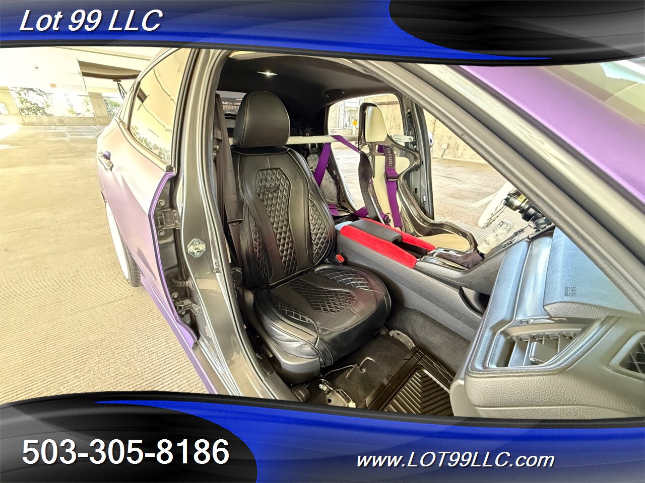 2019 Honda Civic EX 57k Clean Purple Wrap Carbon Seat & Wing   - Photo 14 - Milwaukie, OR 97267