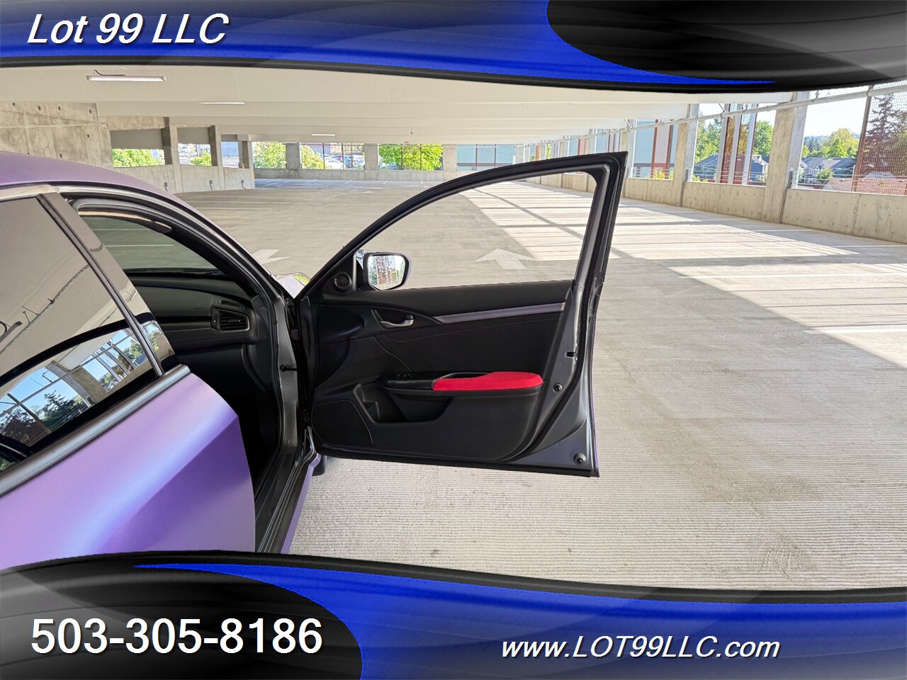 2019 Honda Civic EX 57k Clean Purple Wrap Carbon Seat & Wing   - Photo 41 - Milwaukie, OR 97267