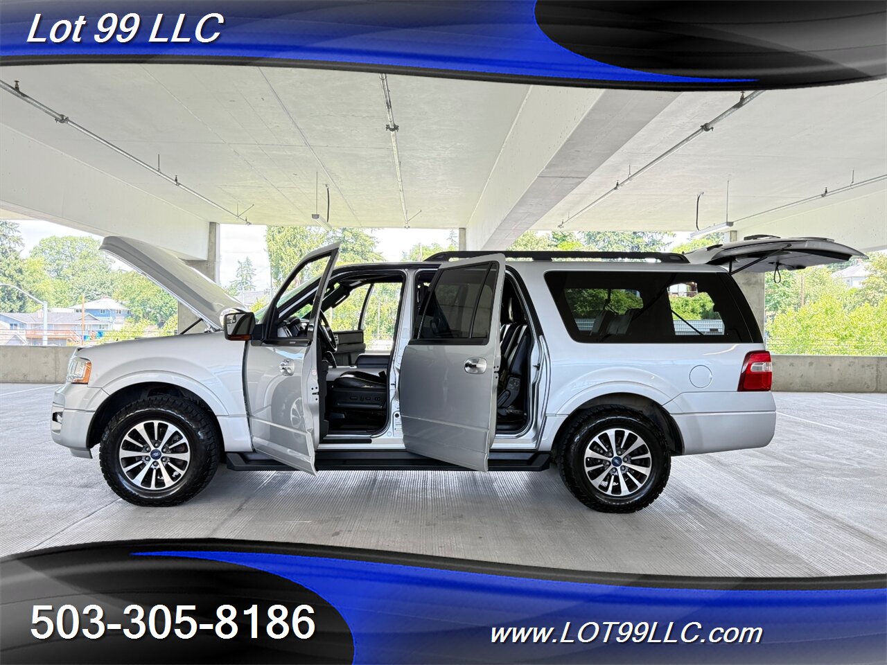 2015 Ford Expedition EL XLT Htd & Cooled Leather Navi DVD 3rd Row Seat BackUp Camera Quad Captains Power Fold 3rd Row SONY Remote Start - Photo 20 - Milwaukie, OR 97267