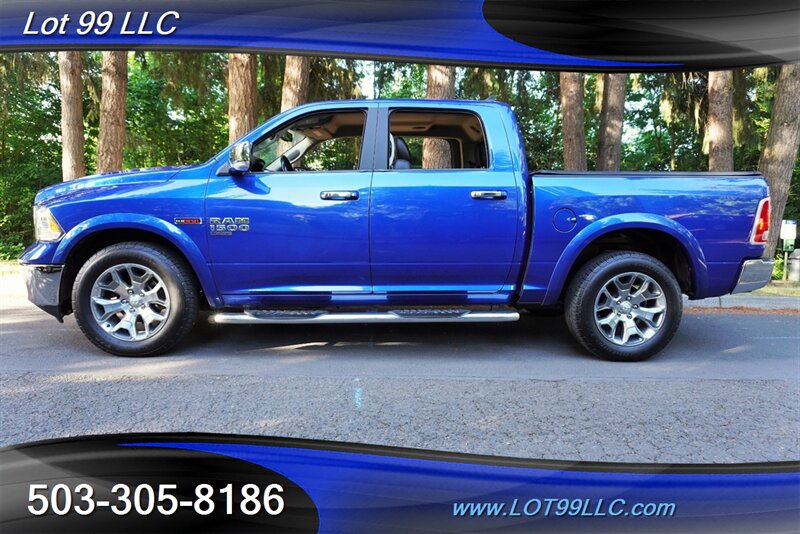 2019 RAM 1500 Laramie 4X4 3.0L ECODIESEL Only 65K LOW MILES Heat  ed AC Leather Seat GPS CHROME 20 Wheels Newer Tires 1 OWNER