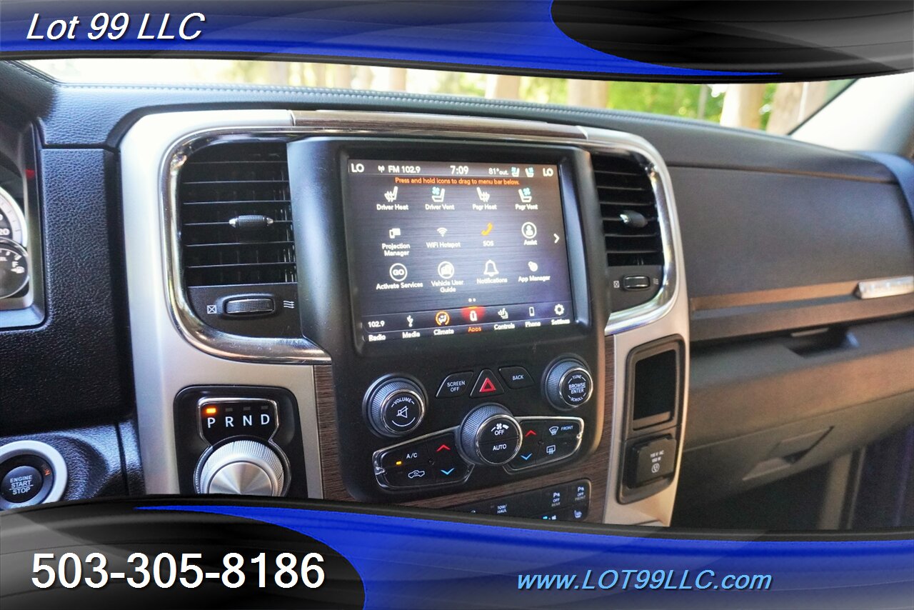 2019 RAM 1500 Laramie 4X4 3.0L ECODIESEL Only 65K LOW MILES Heat ed AC Leather Seat GPS CHROME 20 Wheels Newer Tires 1 OWNER - Photo 21 - Milwaukie, OR 97267