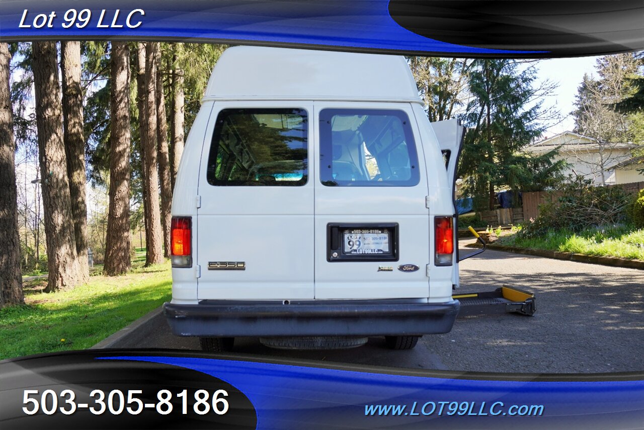2009 Ford E-Series Van E-350 SD Hight Roof ADA Wheels Chair Van Power  Ramp Newer Tires - Photo 7 - Milwaukie, OR 97267