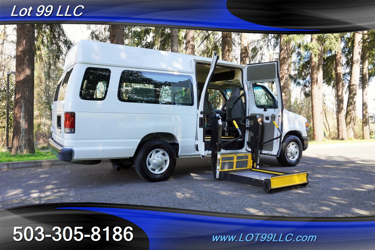 2009 Ford E-Series Van E-350 SD Hight Roof ADA Wheels Chair Van Power  Ramp Newer Tires - Photo 6 - Milwaukie, OR 97267