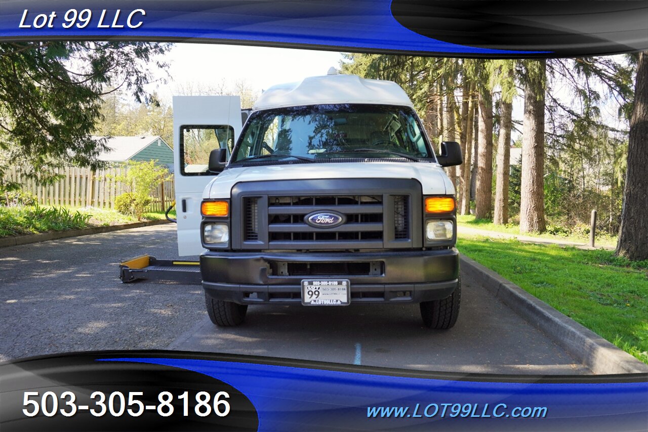 2009 Ford E-Series Van E-350 SD Hight Roof ADA Wheels Chair Van Power  Ramp Newer Tires - Photo 11 - Milwaukie, OR 97267