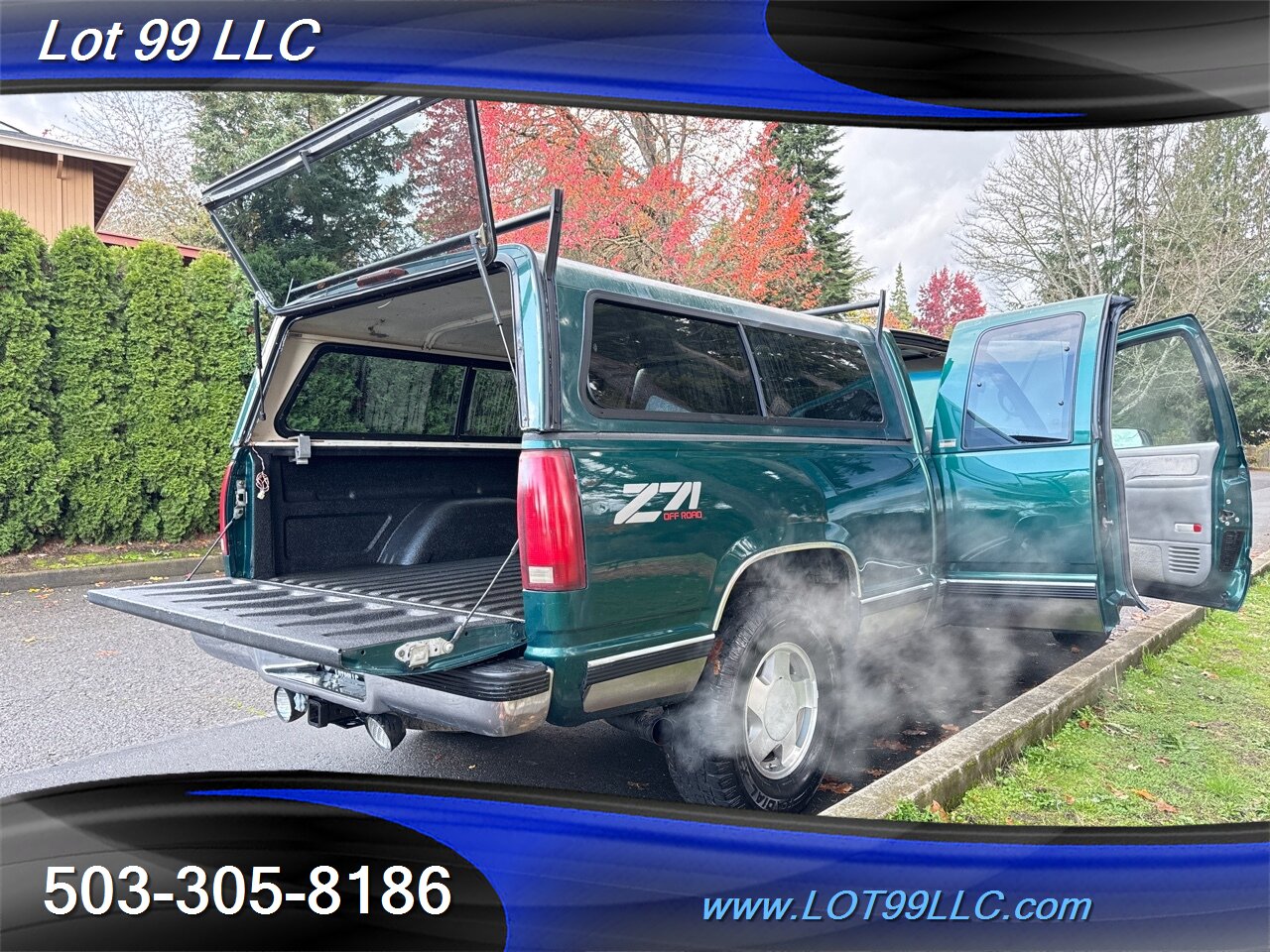 1997 Chevrolet Silverado 1500 4x4 Cheyenne Extended Cab NEW TIRES Canopy   - Photo 38 - Milwaukie, OR 97267