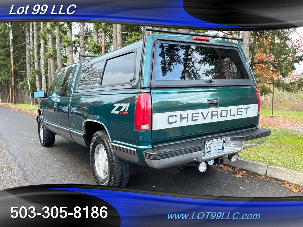 1997 Chevrolet Silverado 1500 4x4 Cheyenne Extended Cab NEW TIRES Canopy   - Photo 10 - Milwaukie, OR 97267