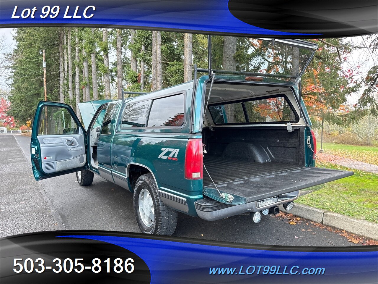 1997 Chevrolet Silverado 1500 4x4 Cheyenne Extended Cab NEW TIRES Canopy   - Photo 39 - Milwaukie, OR 97267