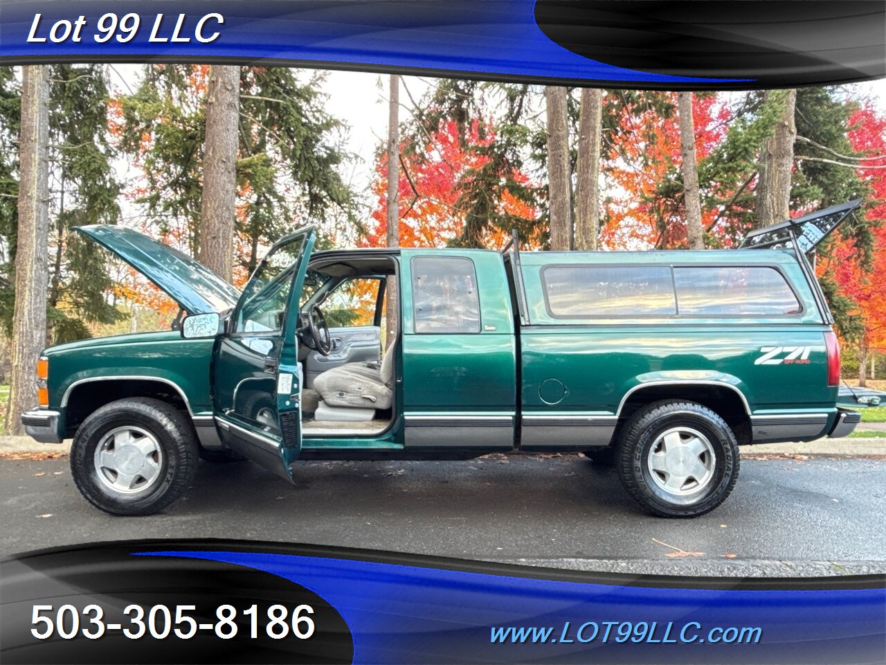 1997 Chevrolet Silverado 1500 4x4 Cheyenne Extended Cab NEW TIRES Canopy   - Photo 20 - Milwaukie, OR 97267