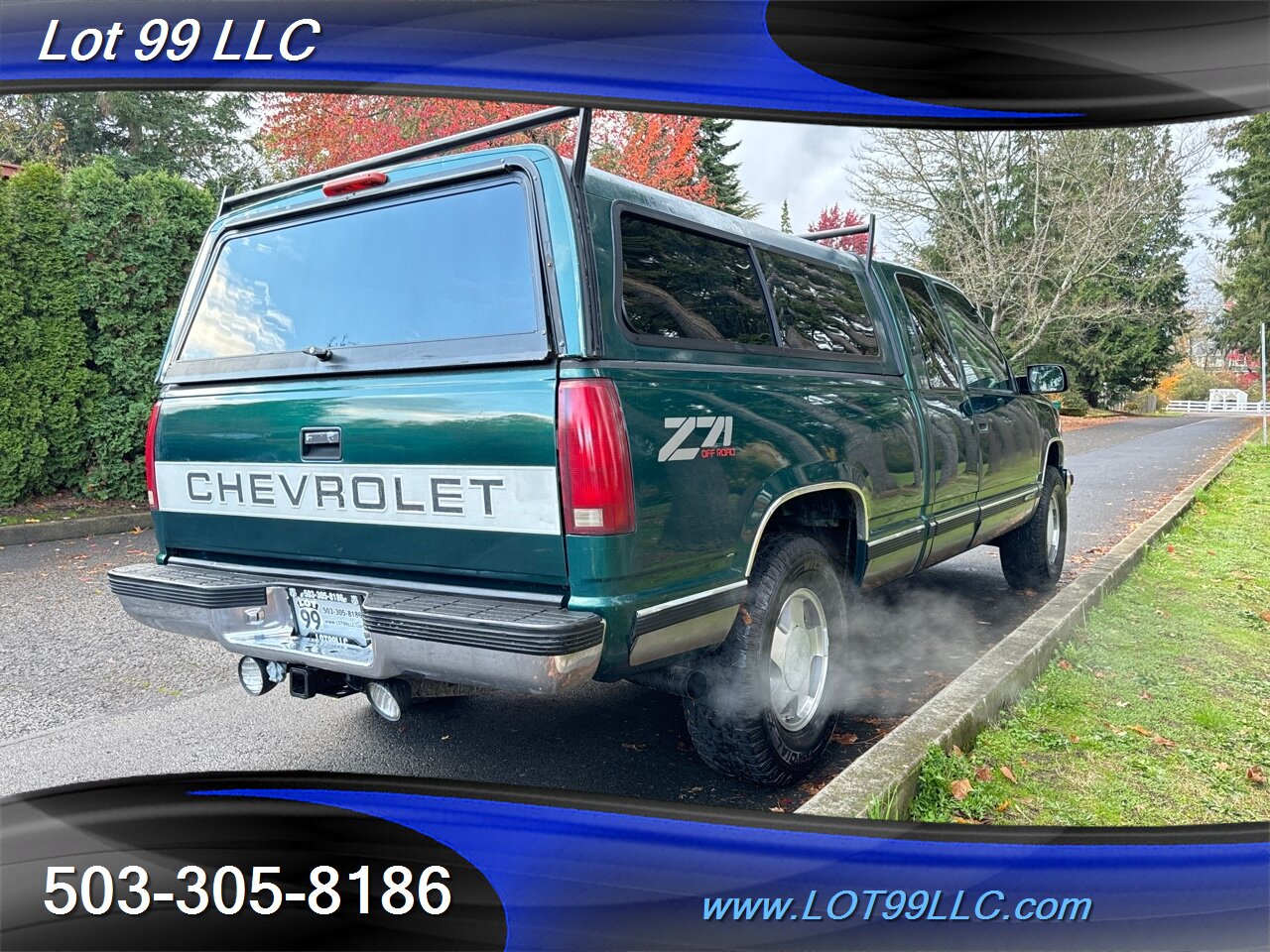 1997 Chevrolet Silverado 1500 4x4 Cheyenne Extended Cab NEW TIRES Canopy   - Photo 8 - Milwaukie, OR 97267