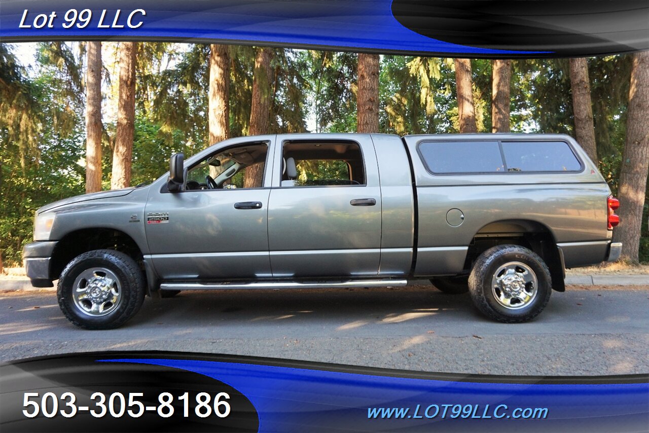 2007 Dodge Ram 2500 SLT 4X4 MEGA CAB 6.7L Cummins Diesel Canopy 1OWNER - Photo 1 - Milwaukie, OR 97267