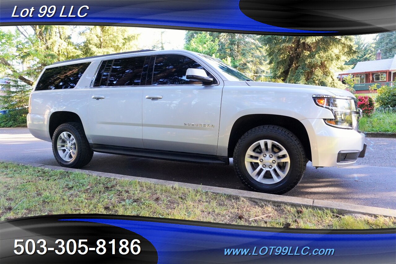 2018 Chevrolet Suburban LT 4X4 V8 5.3L Auto Heated Leather Seats  GPS 3 row seating DVD Premium Wheels Newer Tires - Photo 7 - Milwaukie, OR 97267